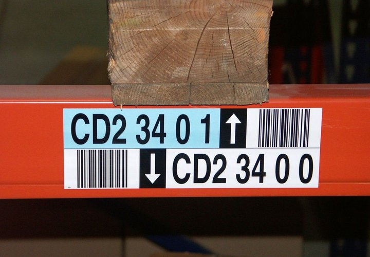inotec Barcode Lagerkennzeichnung Einzelplatz